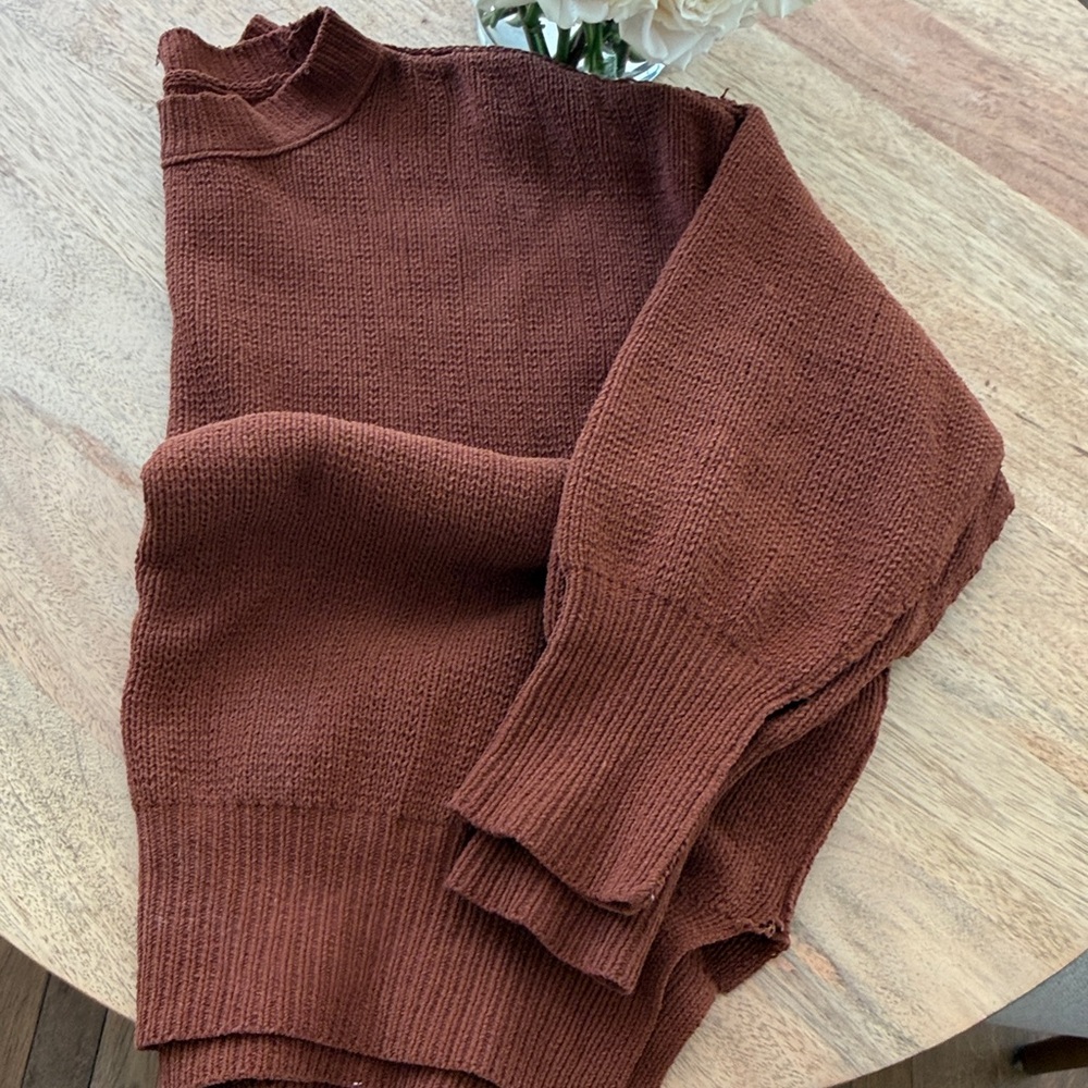 Abercrombie & Fitch Charcoal Gray Crew Neck Sweater